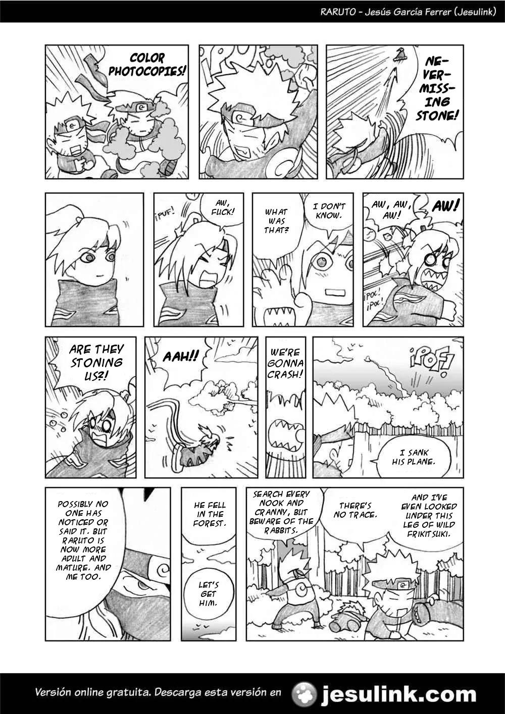 Raruto Sisepuede Chapter 1.4 page 12 - Vol.1 Chapter 4: Salsori's true face