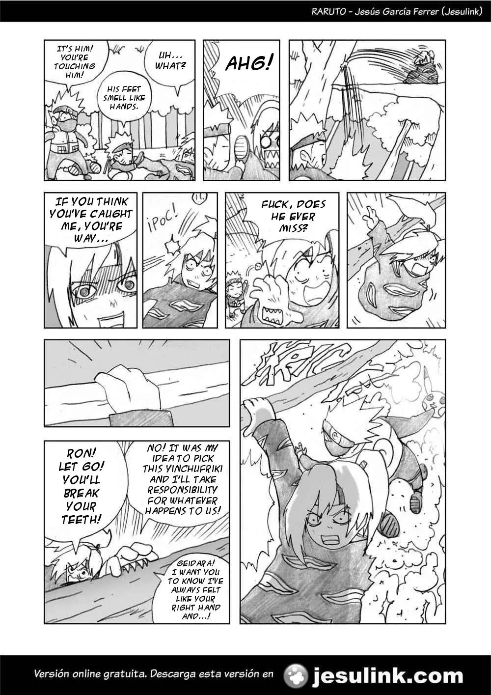Raruto Sisepuede Chapter 1.4 page 13 - Vol.1 Chapter 4: Salsori's true face