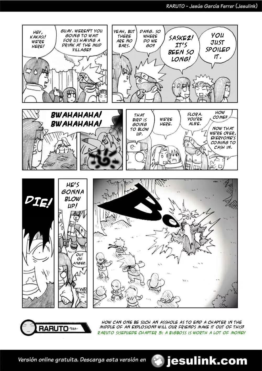 Raruto Sisepuede Chapter 1.4 page 15 - Vol.1 Chapter 4: Salsori's true face