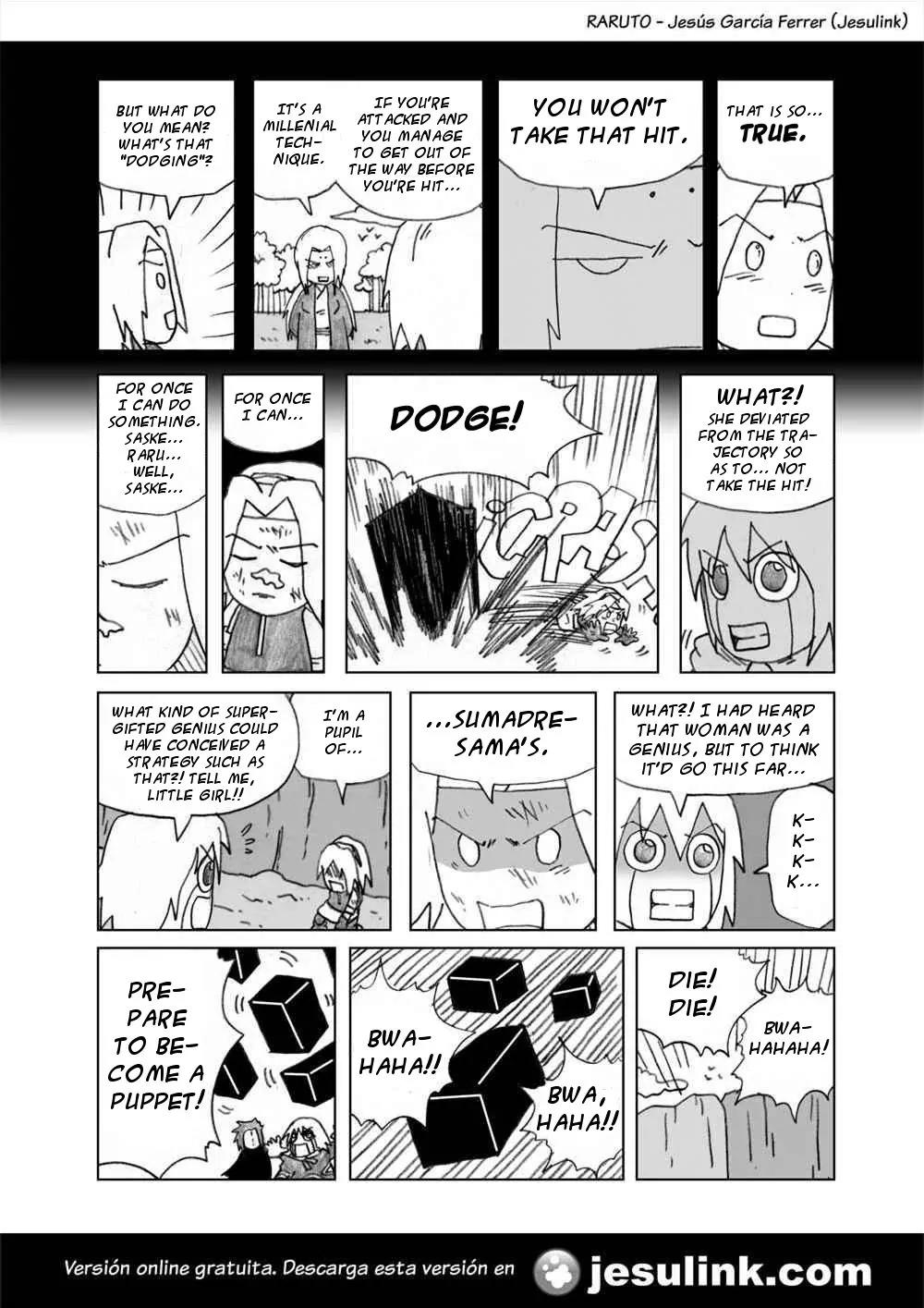 Raruto Sisepuede Chapter 1.4 page 5 - Vol.1 Chapter 4: Salsori's true face