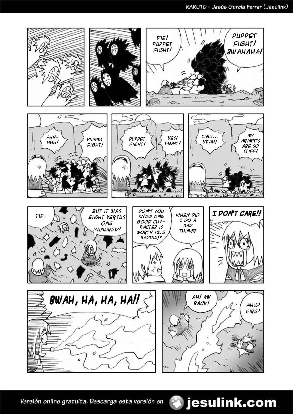 Raruto Sisepuede Chapter 1.4 page 8 - Vol.1 Chapter 4: Salsori's true face