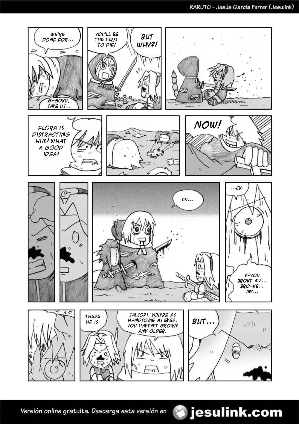 Raruto Sisepuede Chapter 1.4 page 9 - Vol.1 Chapter 4: Salsori's true face