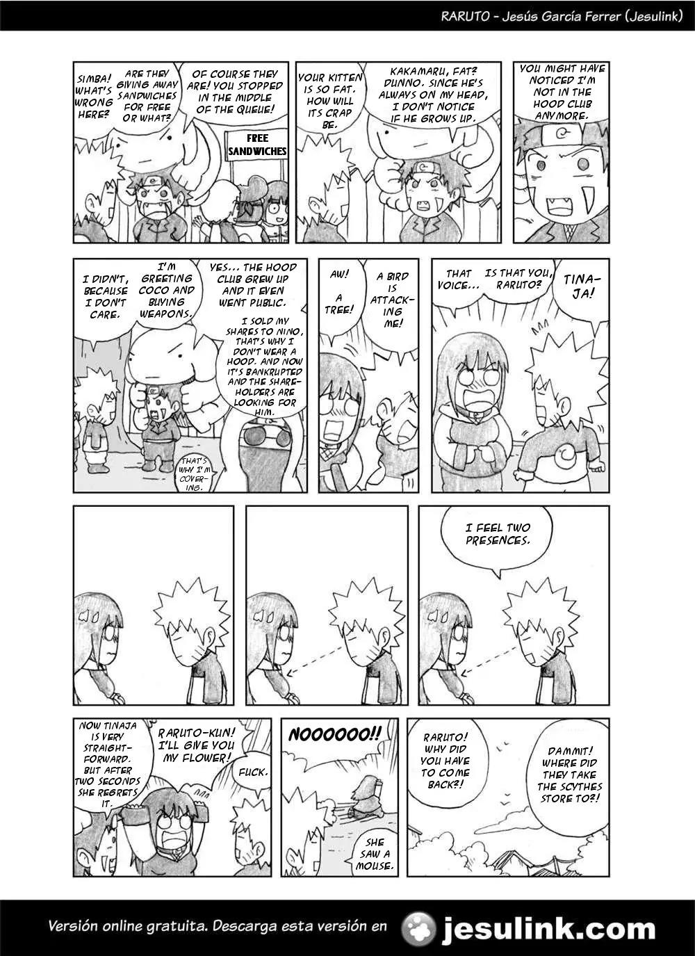 Raruto Sisepuede Chapter 1.5 page 14 - Vol.1 Chapter 5: A Bigboss is worth a lot of money