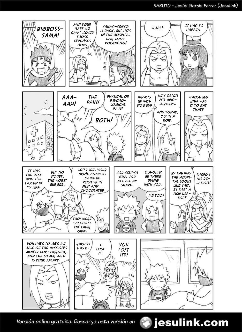 Raruto Sisepuede Chapter 1.5 page 9 - Vol.1 Chapter 5: A Bigboss is worth a lot of money