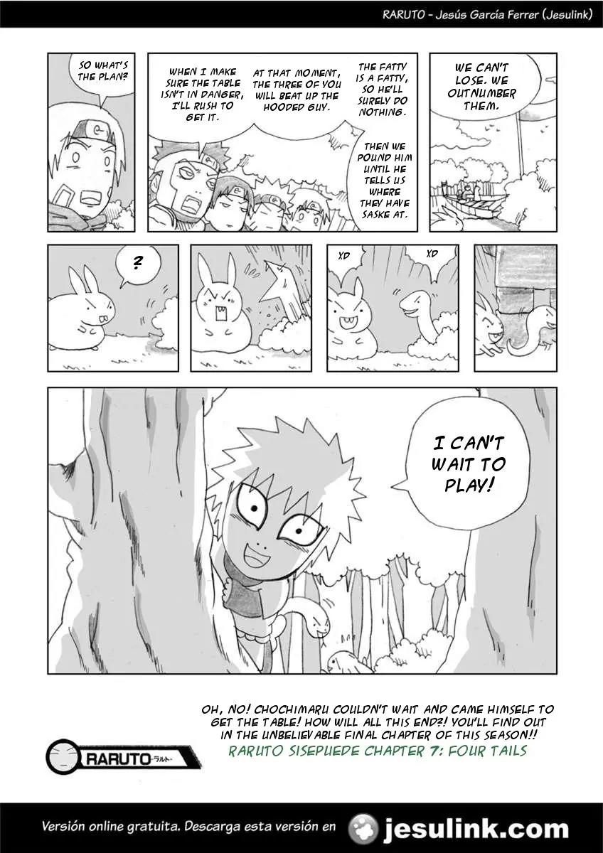 Raruto Sisepuede Chapter 1.6 page 17 - Vol.1 Chapter 6: The substitute