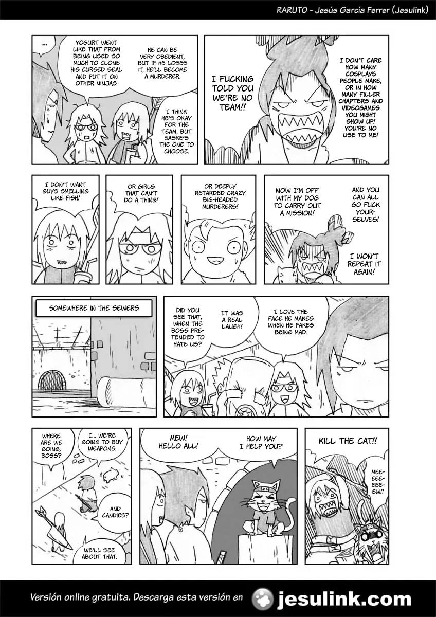 Raruto Sisepuede Chapter 2.11 page 12 - Vol.2 Chapter 11: Saske recruits the Heavy