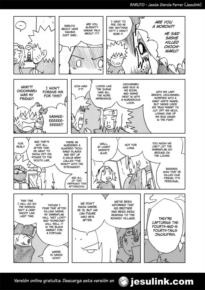 Raruto Sisepuede Chapter 2.11 page 14 - Vol.2 Chapter 11: Saske recruits the Heavy