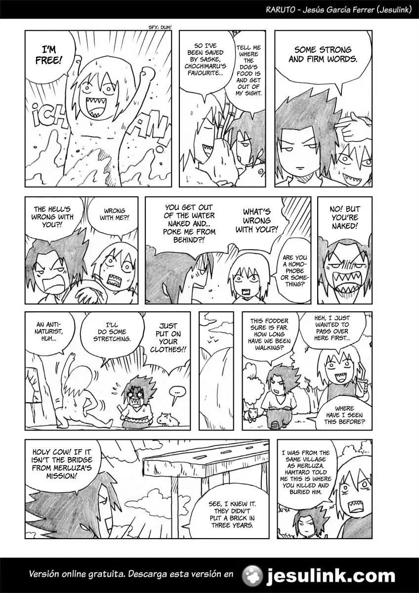 Raruto Sisepuede Chapter 2.11 page 5 - Vol.2 Chapter 11: Saske recruits the Heavy