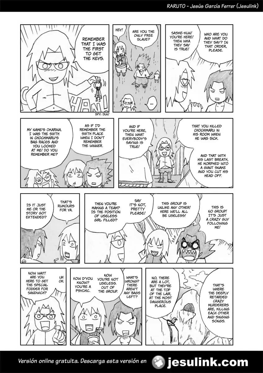 Raruto Sisepuede Chapter 2.11 page 8 - Vol.2 Chapter 11: Saske recruits the Heavy