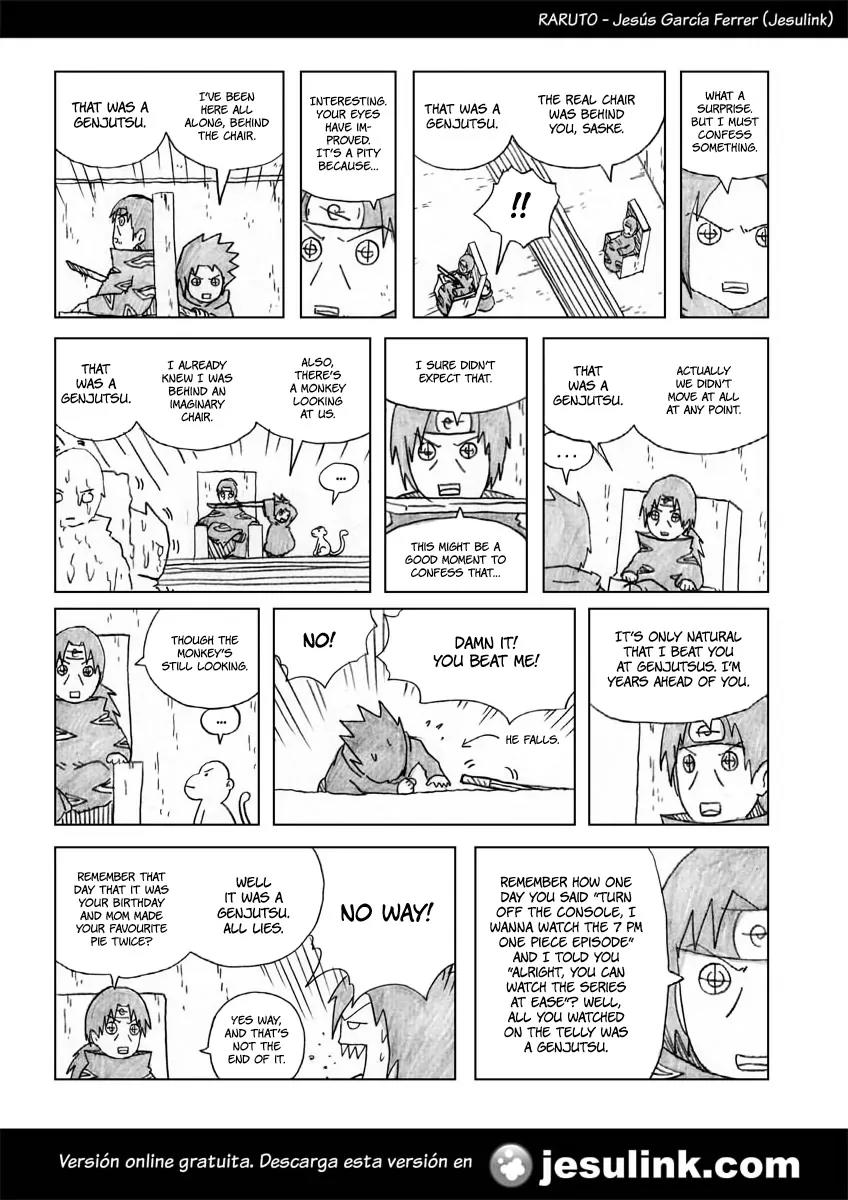 Raruto Sisepuede Chapter 2.13 page 10 - Vol.2 Chapter 13: Saske VS Ichachi, round one