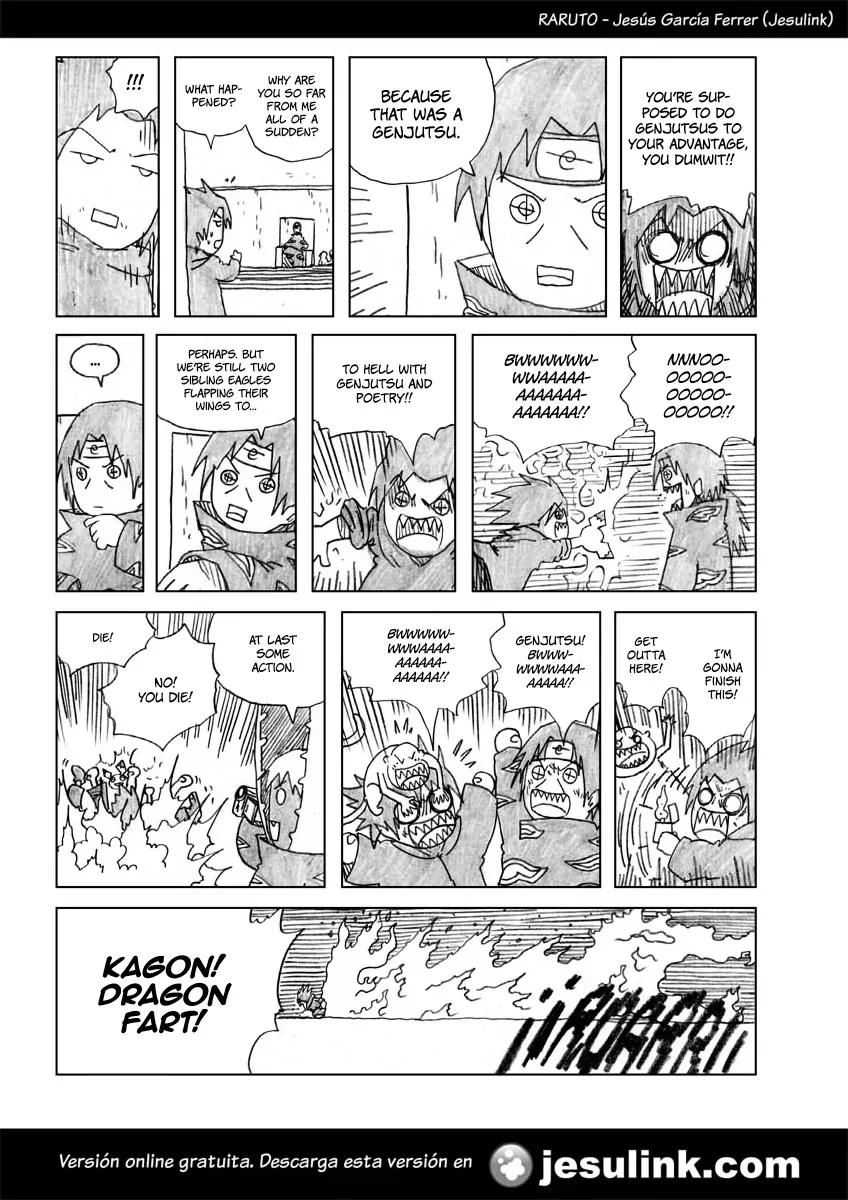 Raruto Sisepuede Chapter 2.13 page 16 - Vol.2 Chapter 13: Saske VS Ichachi, round one