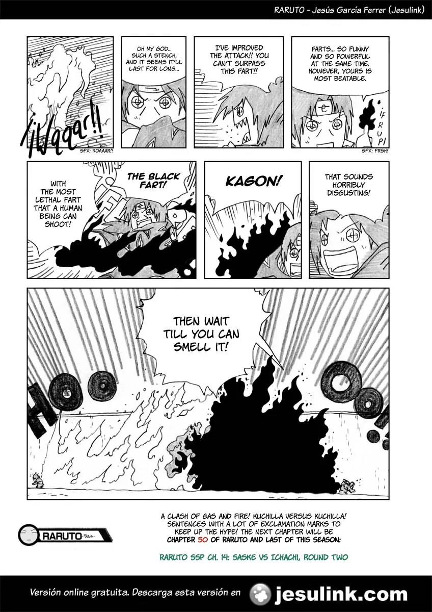 Raruto Sisepuede Chapter 2.13 page 17 - Vol.2 Chapter 13: Saske VS Ichachi, round one