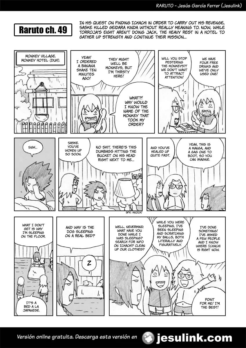 Raruto Sisepuede Chapter 2.13 page 2 - Vol.2 Chapter 13: Saske VS Ichachi, round one