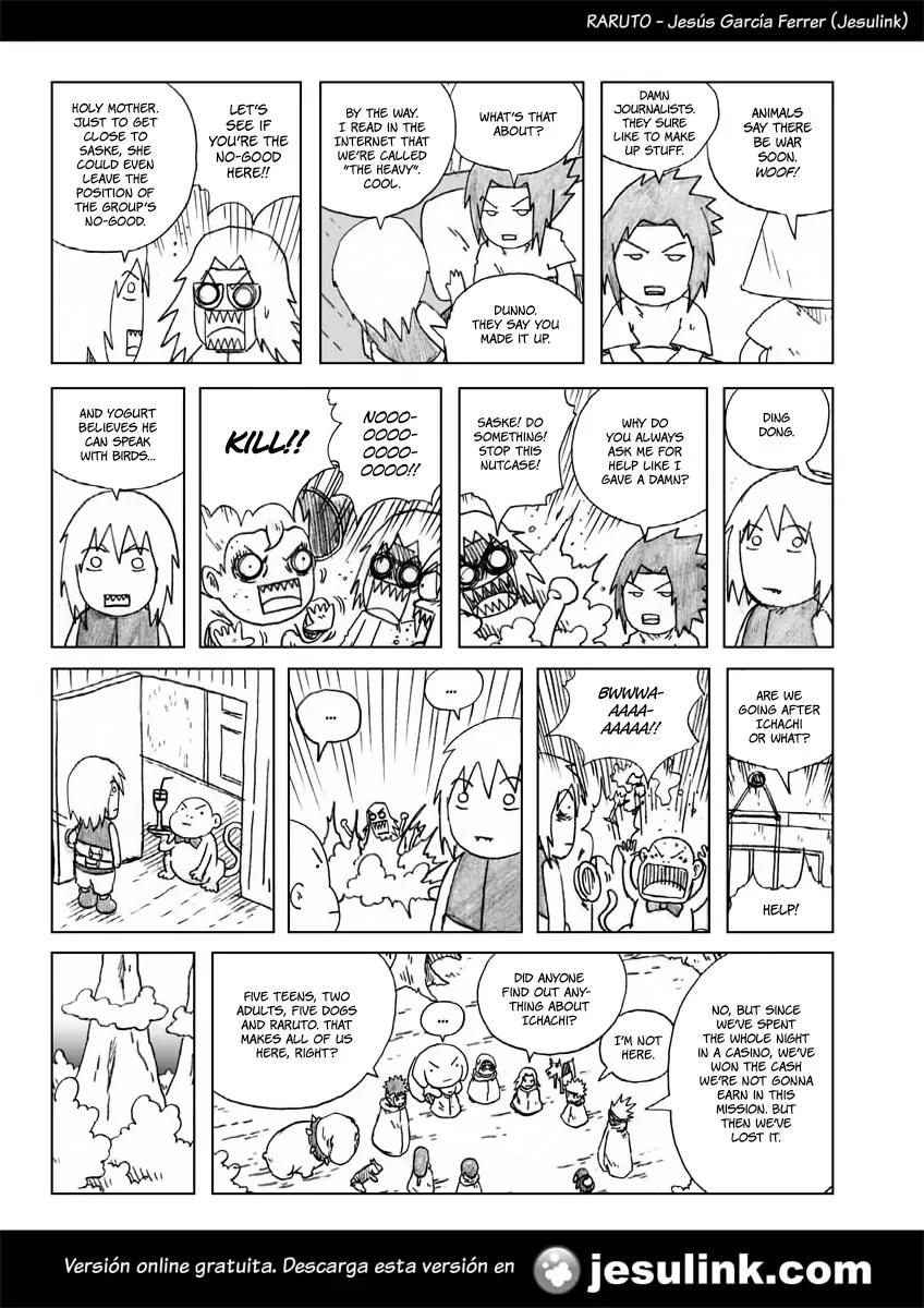 Raruto Sisepuede Chapter 2.13 page 3 - Vol.2 Chapter 13: Saske VS Ichachi, round one