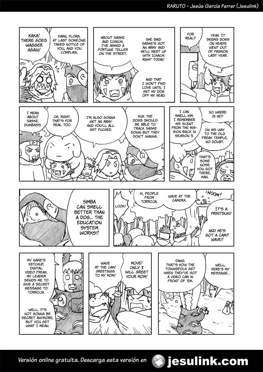 Raruto Sisepuede Chapter 2.13 page 4 - Vol.2 Chapter 13: Saske VS Ichachi, round one