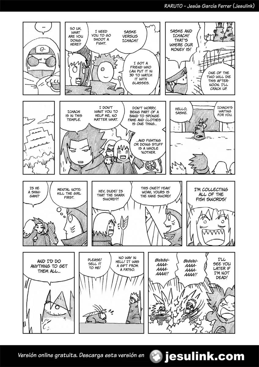 Raruto Sisepuede Chapter 2.13 page 8 - Vol.2 Chapter 13: Saske VS Ichachi, round one