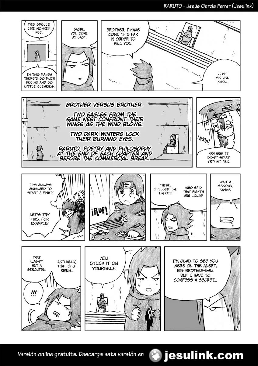Raruto Sisepuede Chapter 2.13 page 9 - Vol.2 Chapter 13: Saske VS Ichachi, round one