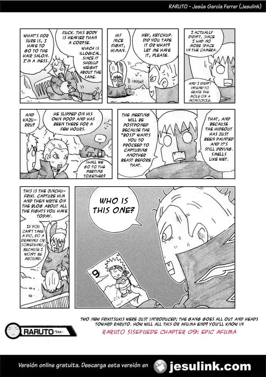 Raruto Sisepuede Chapter 2.8 page 18 - Vol.2 Chapter 8: Himan and Kazurru