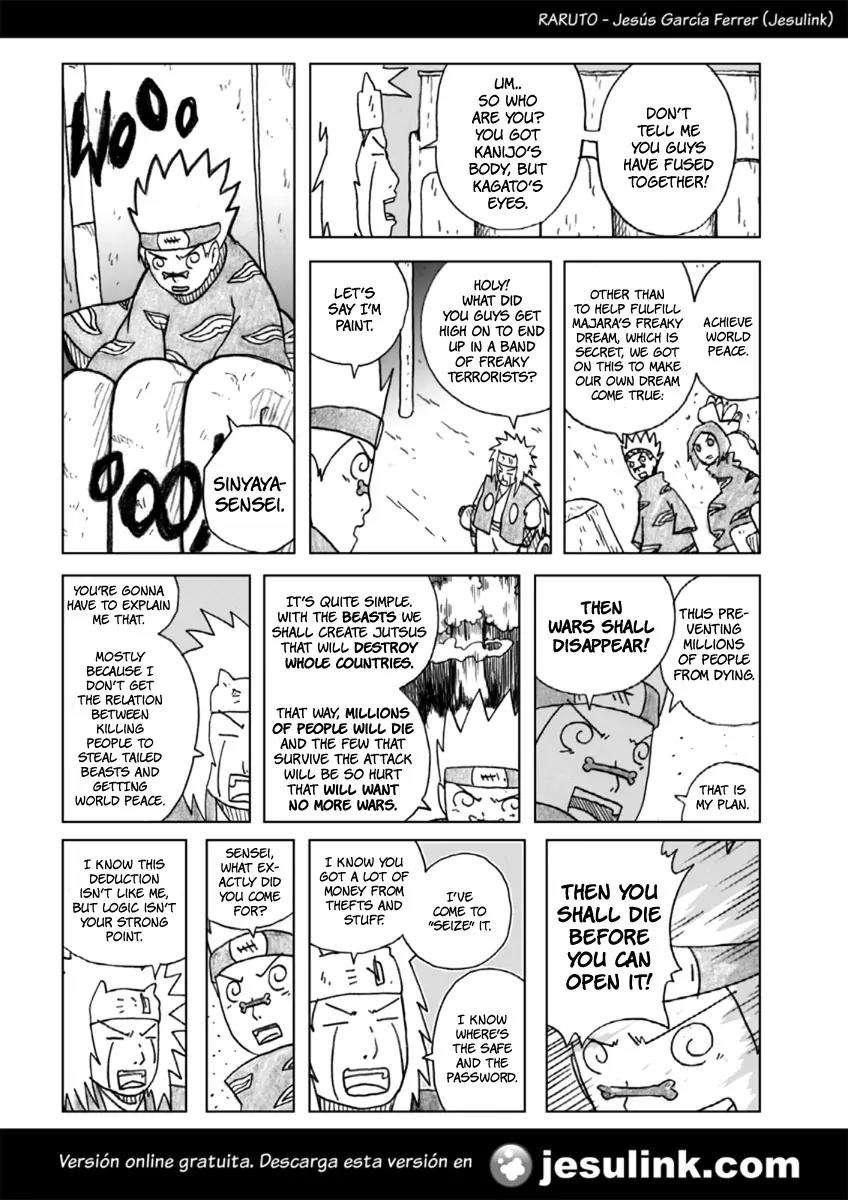 Raruto Sisepuede Chapter 3.15 page 14 - Vol.3 Chapter 15: Paint finds Sinyaya