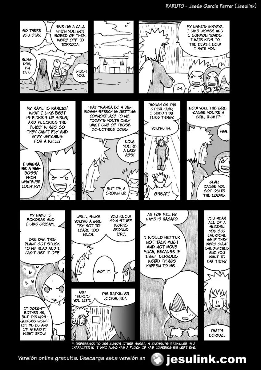Raruto Sisepuede Chapter 3.15 page 9 - Vol.3 Chapter 15: Paint finds Sinyaya