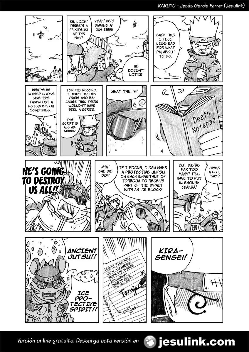 Raruto Sisepuede Chapter 3.18-2 page 11 - Vol.3 Chapter 18.2 (b): Paint crushes Torroja (II)