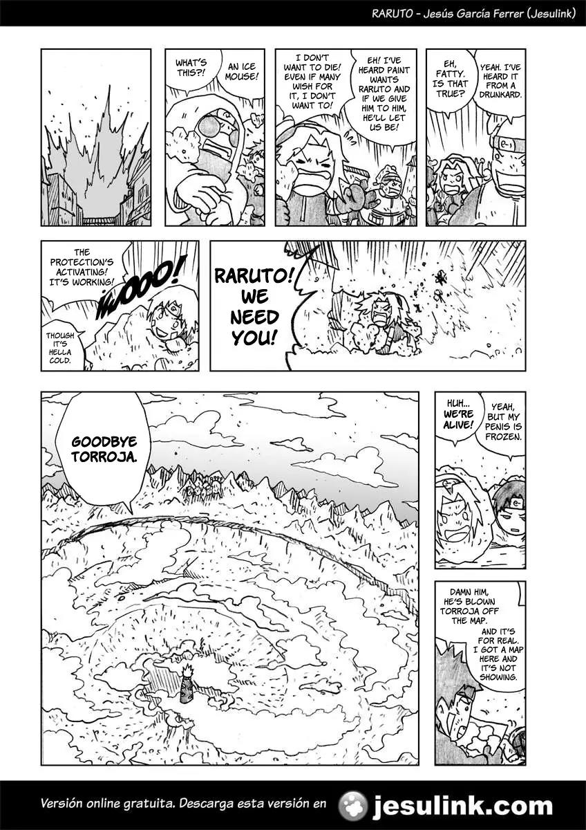Raruto Sisepuede Chapter 3.18-2 page 12 - Vol.3 Chapter 18.2 (b): Paint crushes Torroja (II)