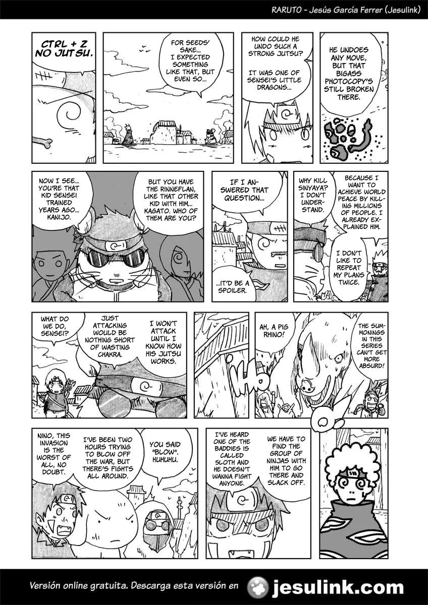 Raruto Sisepuede Chapter 3.18-2 page 4 - Vol.3 Chapter 18.2 (b): Paint crushes Torroja (II)