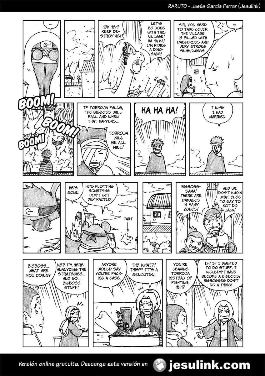 Raruto Sisepuede Chapter 3.18-2 page 7 - Vol.3 Chapter 18.2 (b): Paint crushes Torroja (II)
