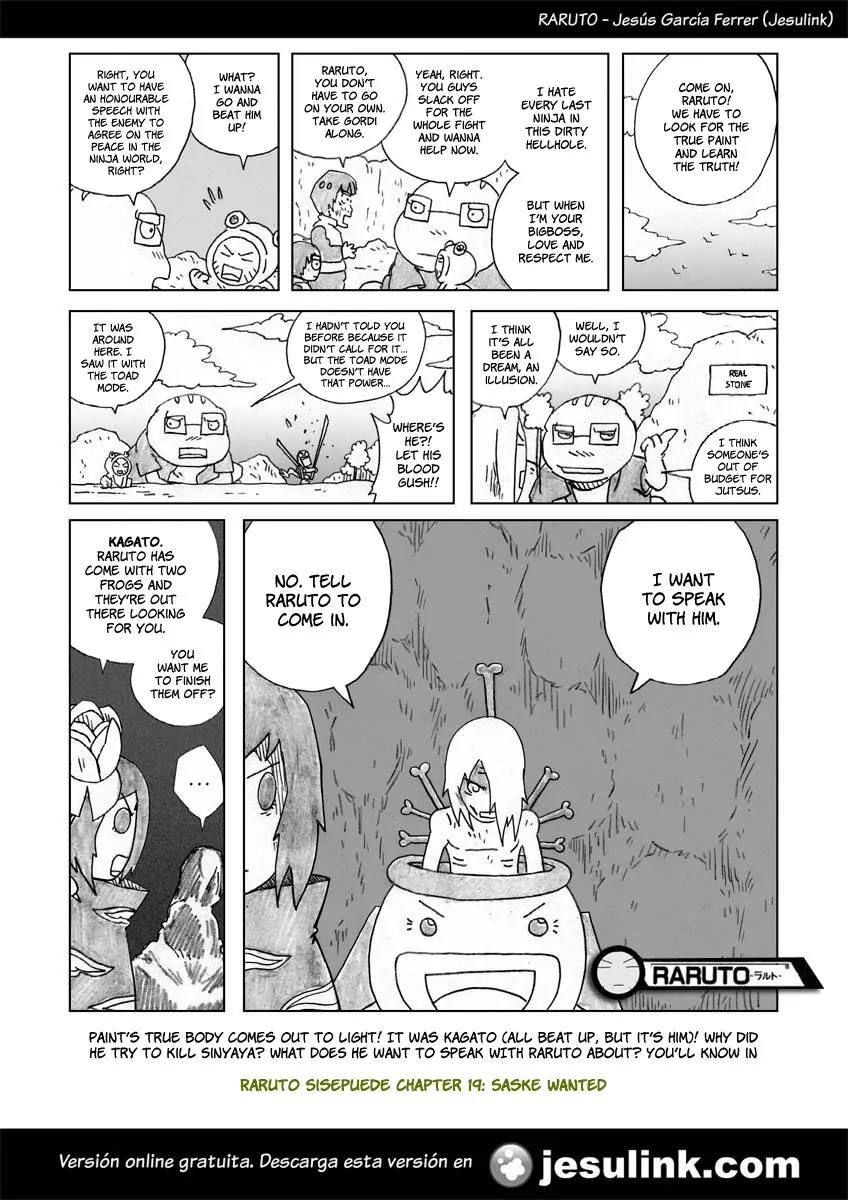 Raruto Sisepuede Chapter 3.18-3 page 17 - Vol.3 Chapter 18.3 (c): Paint crushes Torroja (III)