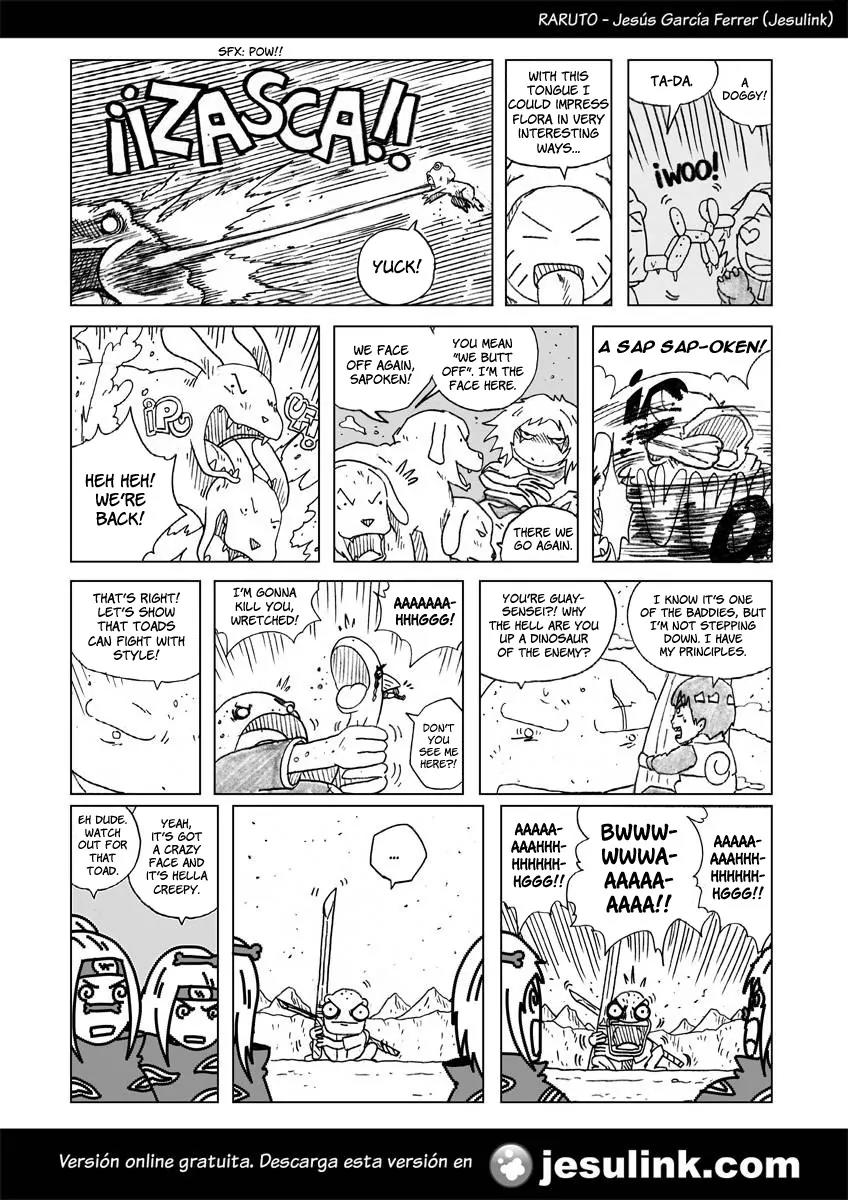 Raruto Sisepuede Chapter 3.18-3 page 4 - Vol.3 Chapter 18.3 (c): Paint crushes Torroja (III)