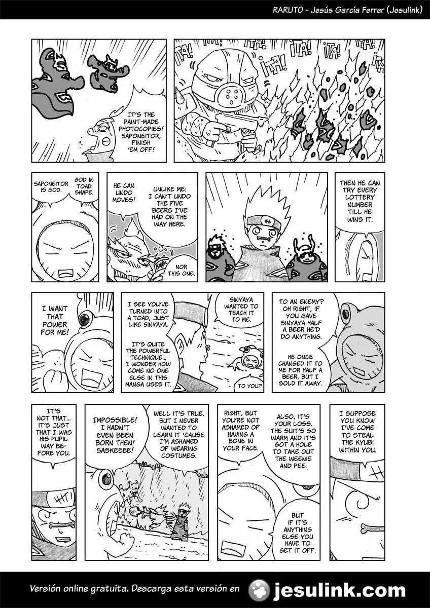 Raruto Sisepuede Chapter 3.18-3 page 5 - Vol.3 Chapter 18.3 (c): Paint crushes Torroja (III)