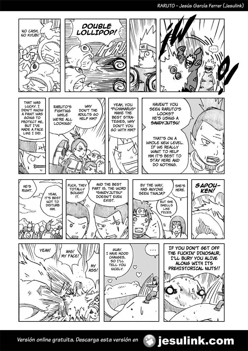 Raruto Sisepuede Chapter 3.18-3 page 6 - Vol.3 Chapter 18.3 (c): Paint crushes Torroja (III)