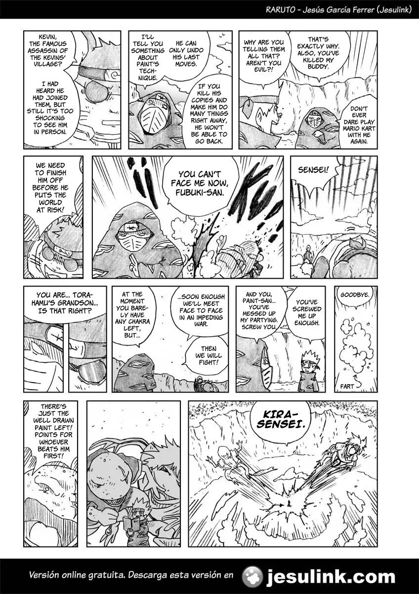 Raruto Sisepuede Chapter 3.18-3 page 9 - Vol.3 Chapter 18.3 (c): Paint crushes Torroja (III)