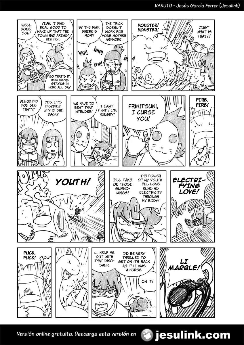 Raruto Sisepuede Chapter 3.18 page 10 - Vol.3 Chapter 18a: Paint crushes Torroja (I)