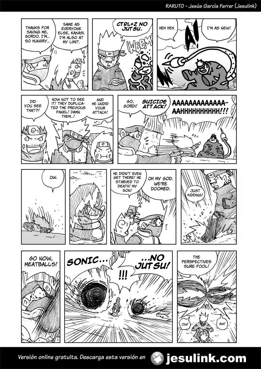 Raruto Sisepuede Chapter 3.18 page 15 - Vol.3 Chapter 18a: Paint crushes Torroja (I)