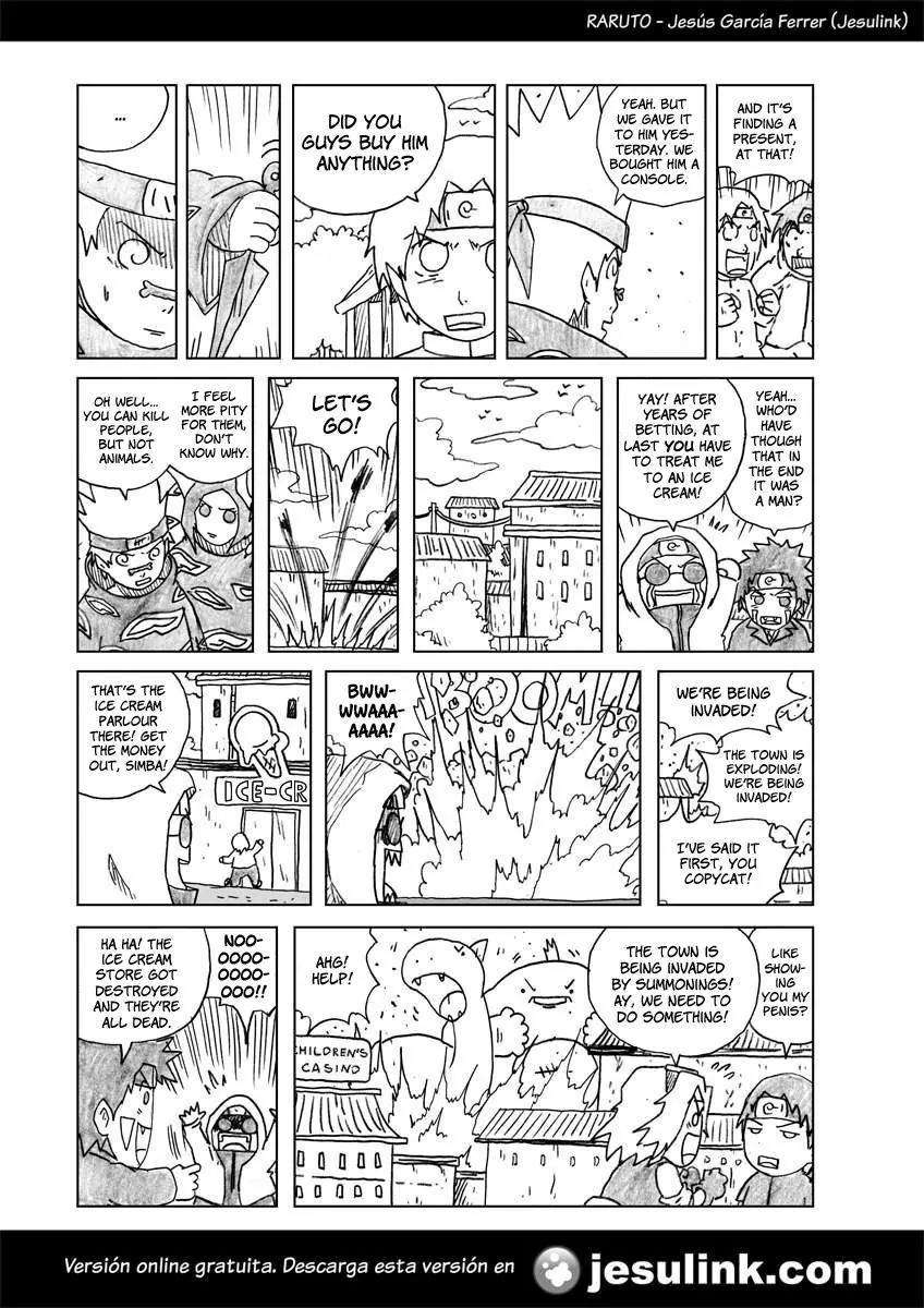 Raruto Sisepuede Chapter 3.18 page 8 - Vol.3 Chapter 18a: Paint crushes Torroja (I)