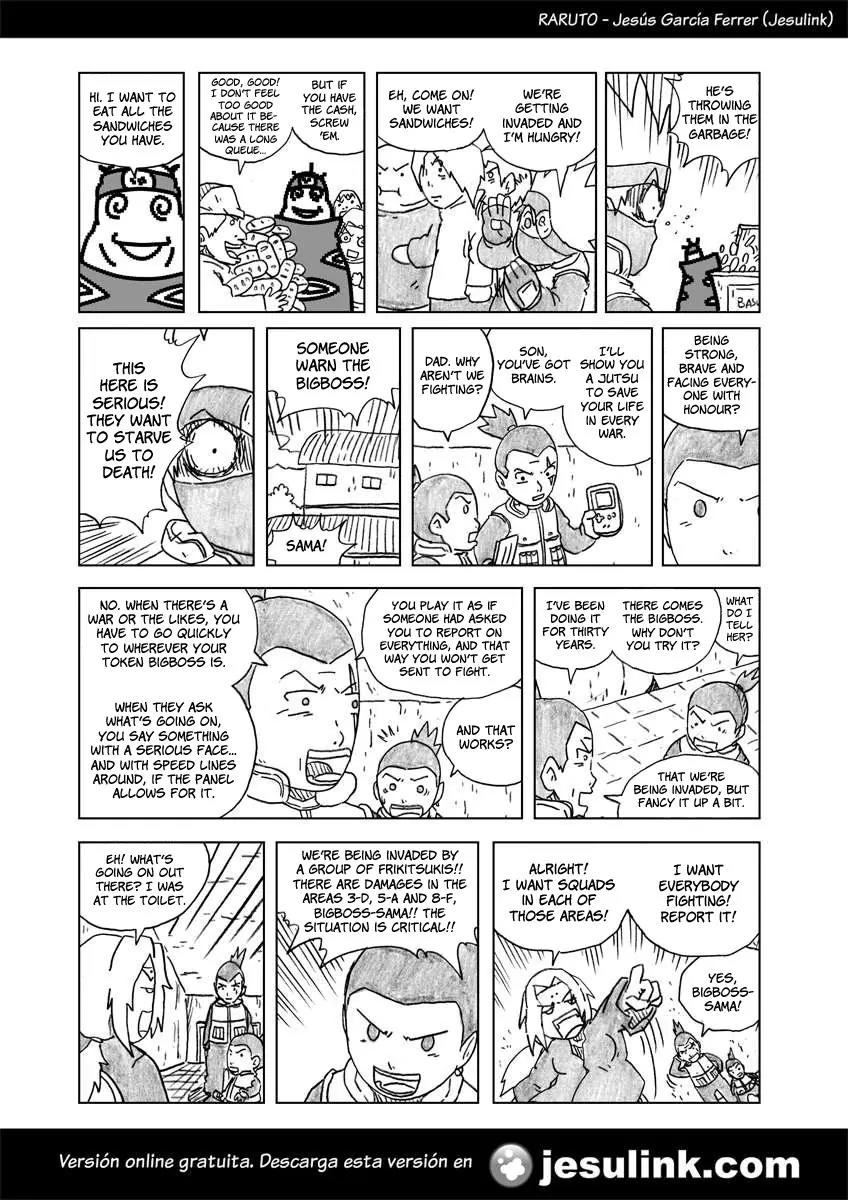 Raruto Sisepuede Chapter 3.18 page 9 - Vol.3 Chapter 18a: Paint crushes Torroja (I)