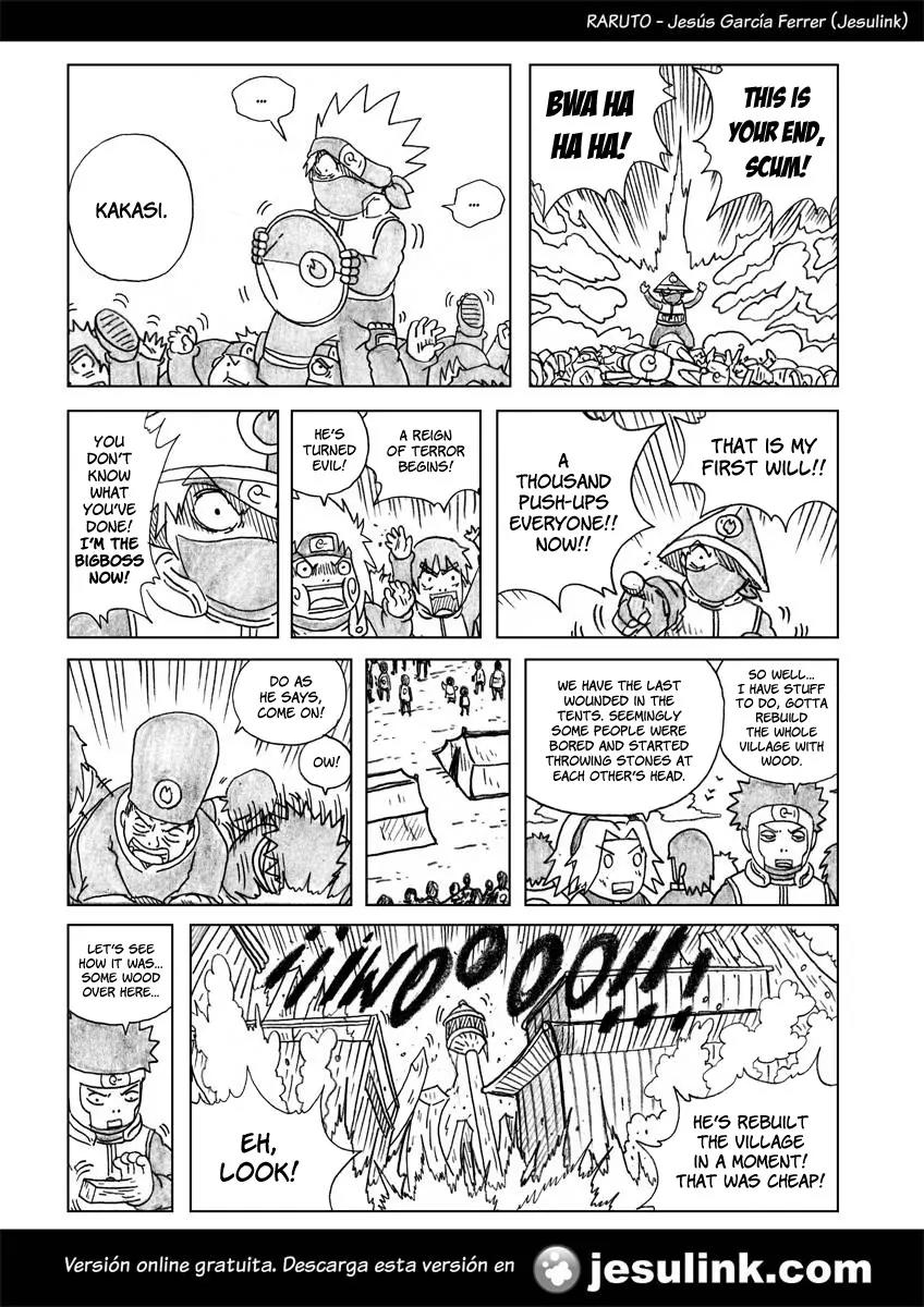 Raruto Sisepuede Chapter 3.19 page 12 - Vol.3 Chapter 19: Saske wanted