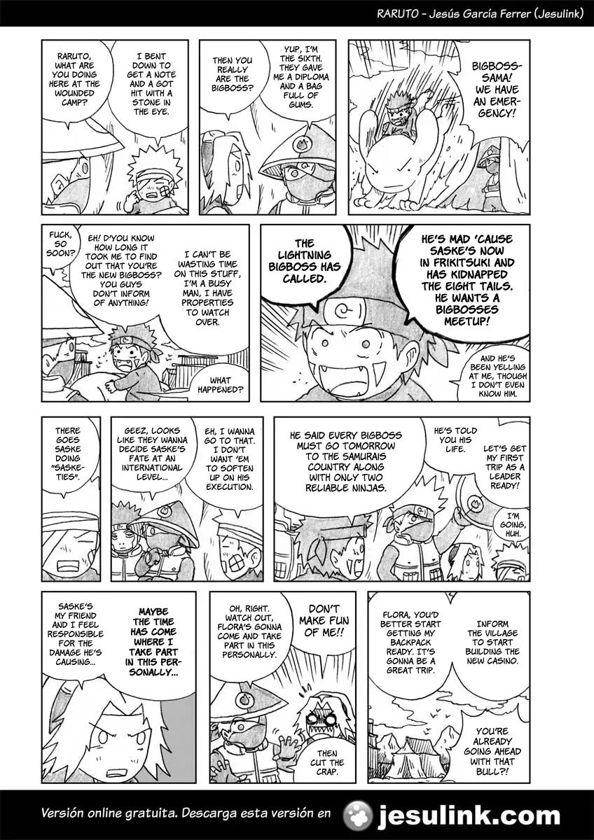 Raruto Sisepuede Chapter 3.19 page 14 - Vol.3 Chapter 19: Saske wanted