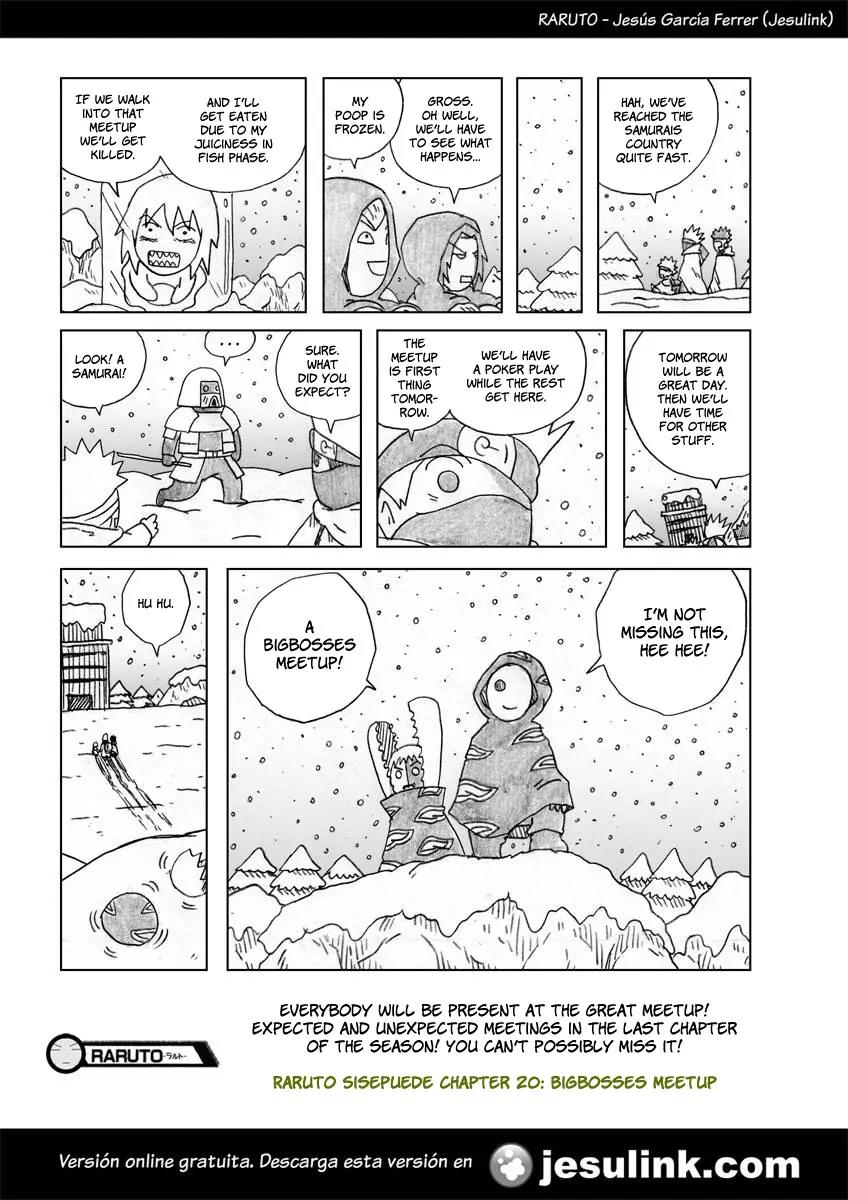 Raruto Sisepuede Chapter 3.19 page 18 - Vol.3 Chapter 19: Saske wanted