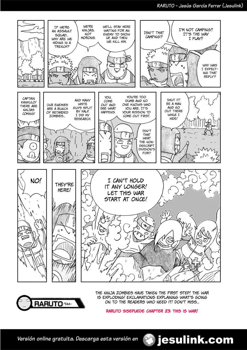 Raruto Sisepuede Chapter 4.22 page 16 - Vol.4 Chapter 22: The birth of Raruto