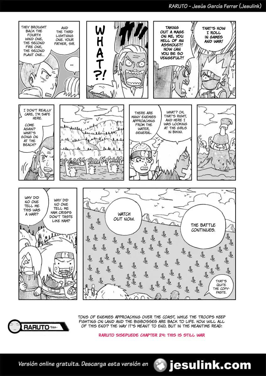 Raruto Sisepuede Chapter 4.23 page 16 - Vol.4 Chapter 23: This is war!