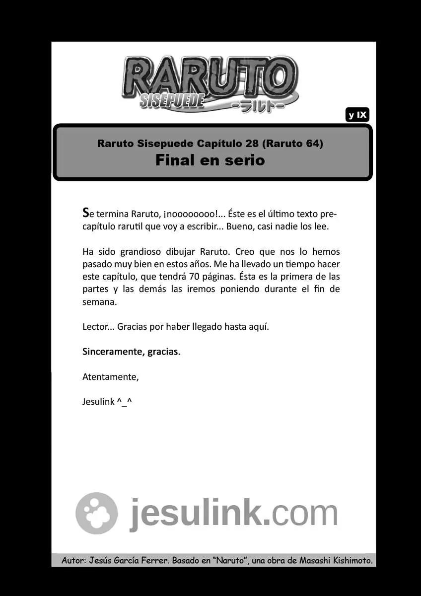 Raruto Sisepuede Chapter 4.28 page 3 - Vol.4 Chapter 28a: Final de verdad I