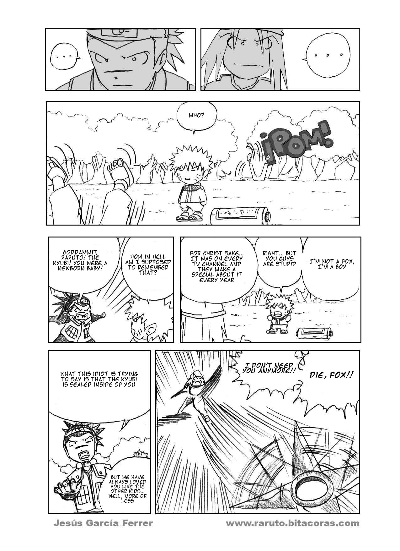 Raruto Chapter 1.2 page 12 - Chapter 1 v2 : You damn ninja!