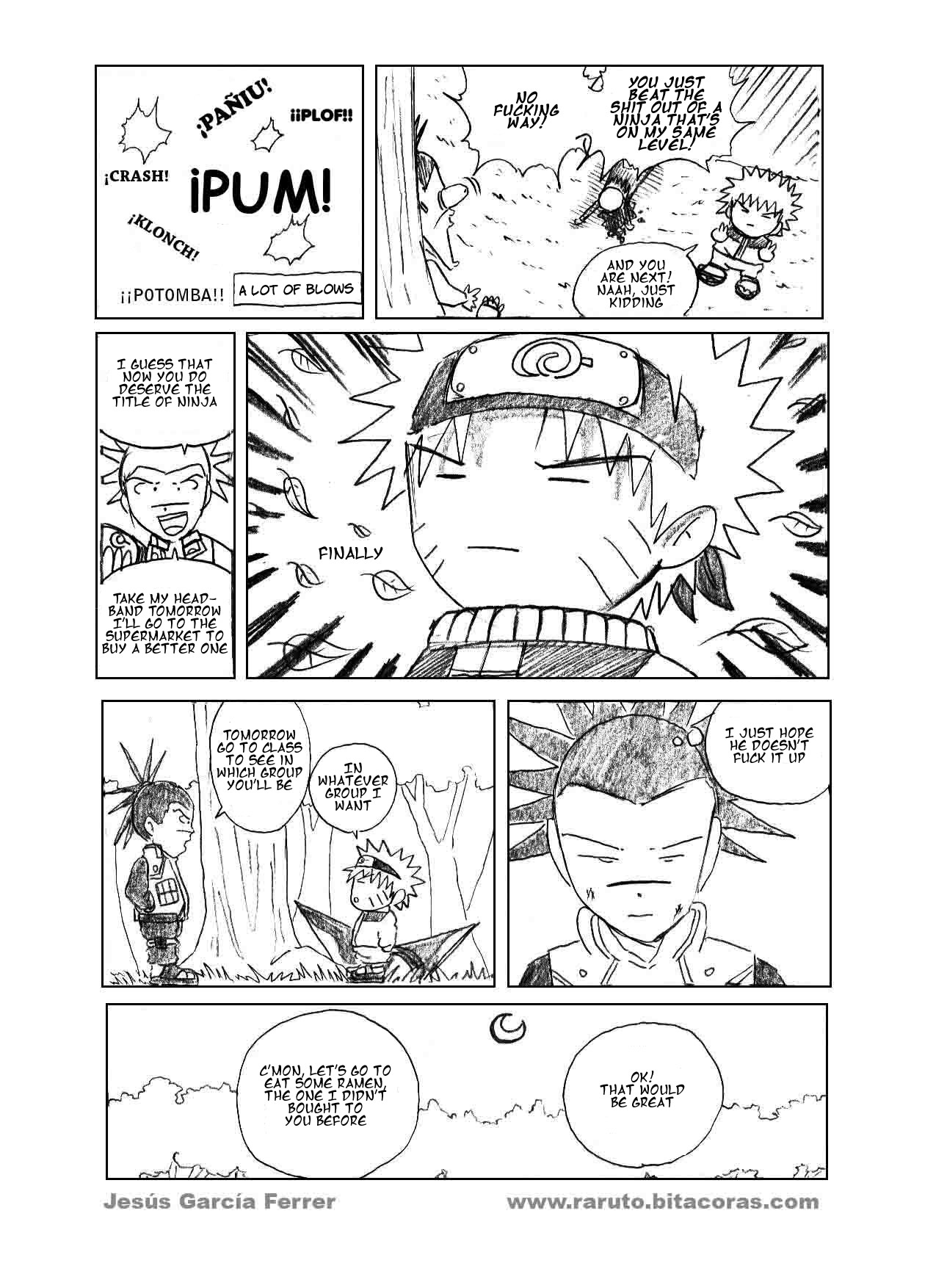 Raruto Chapter 1.2 page 15 - Chapter 1 v2 : You damn ninja!