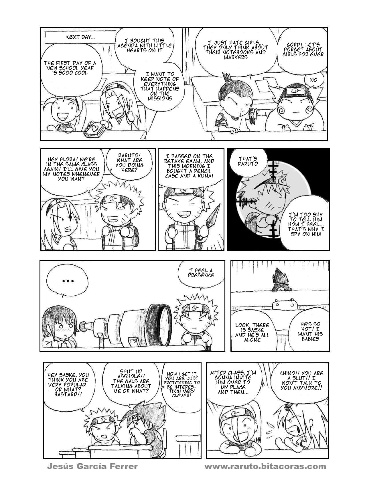 Raruto Chapter 1.2 page 16 - Chapter 1 v2 : You damn ninja!