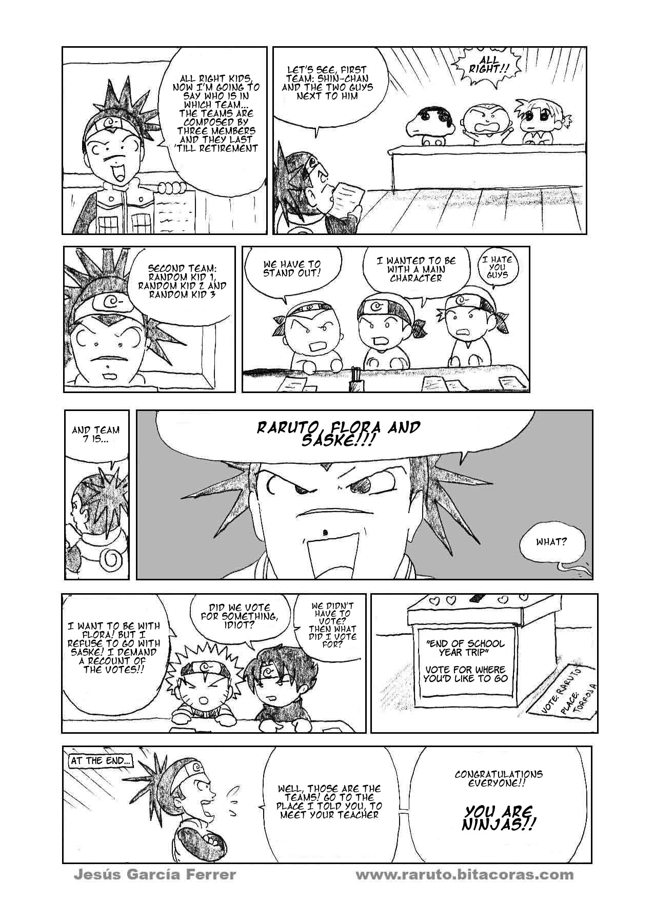 Raruto Chapter 1.2 page 17 - Chapter 1 v2 : You damn ninja!
