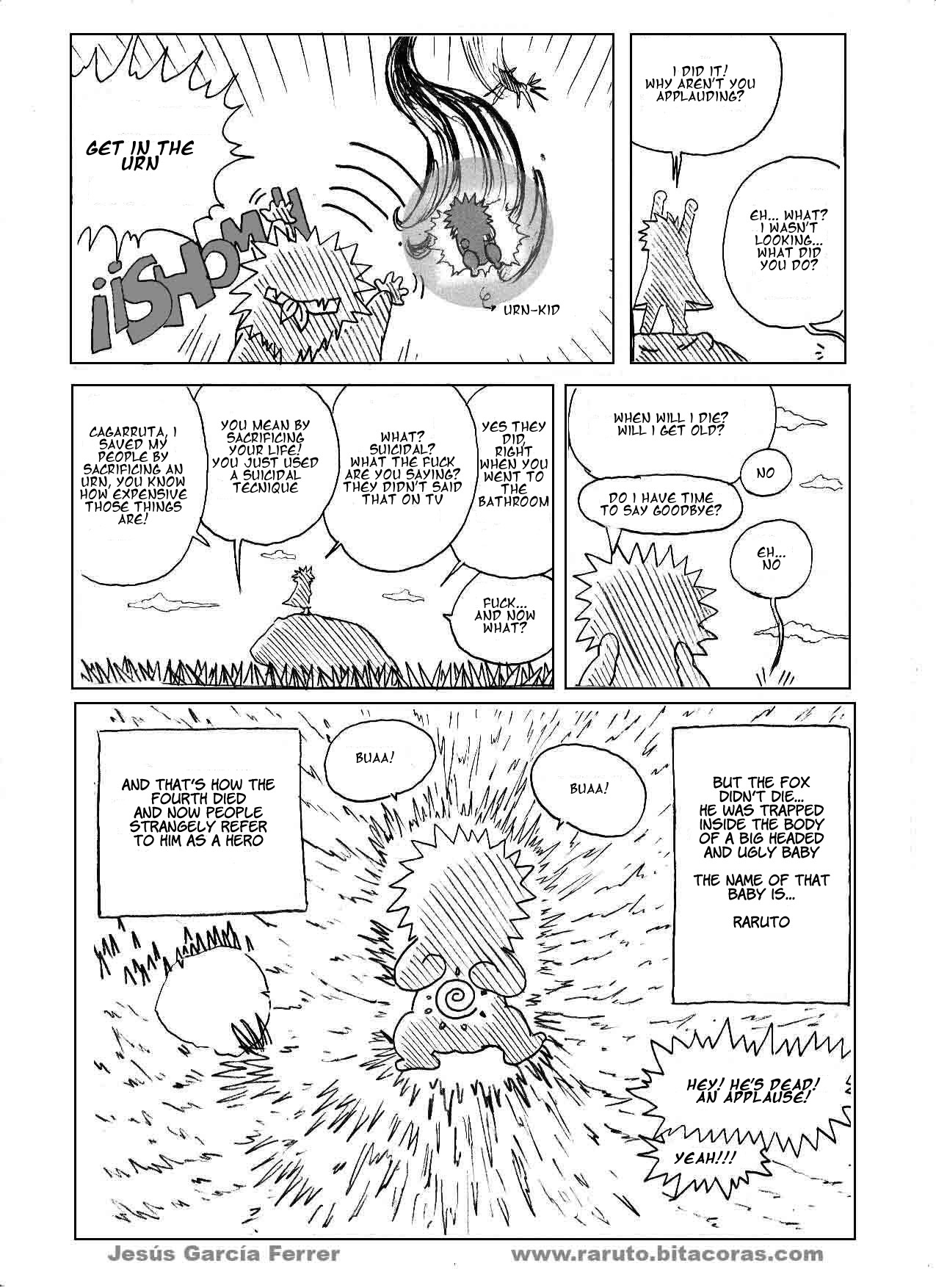 Raruto Chapter 1.2 page 2 - Chapter 1 v2 : You damn ninja!
