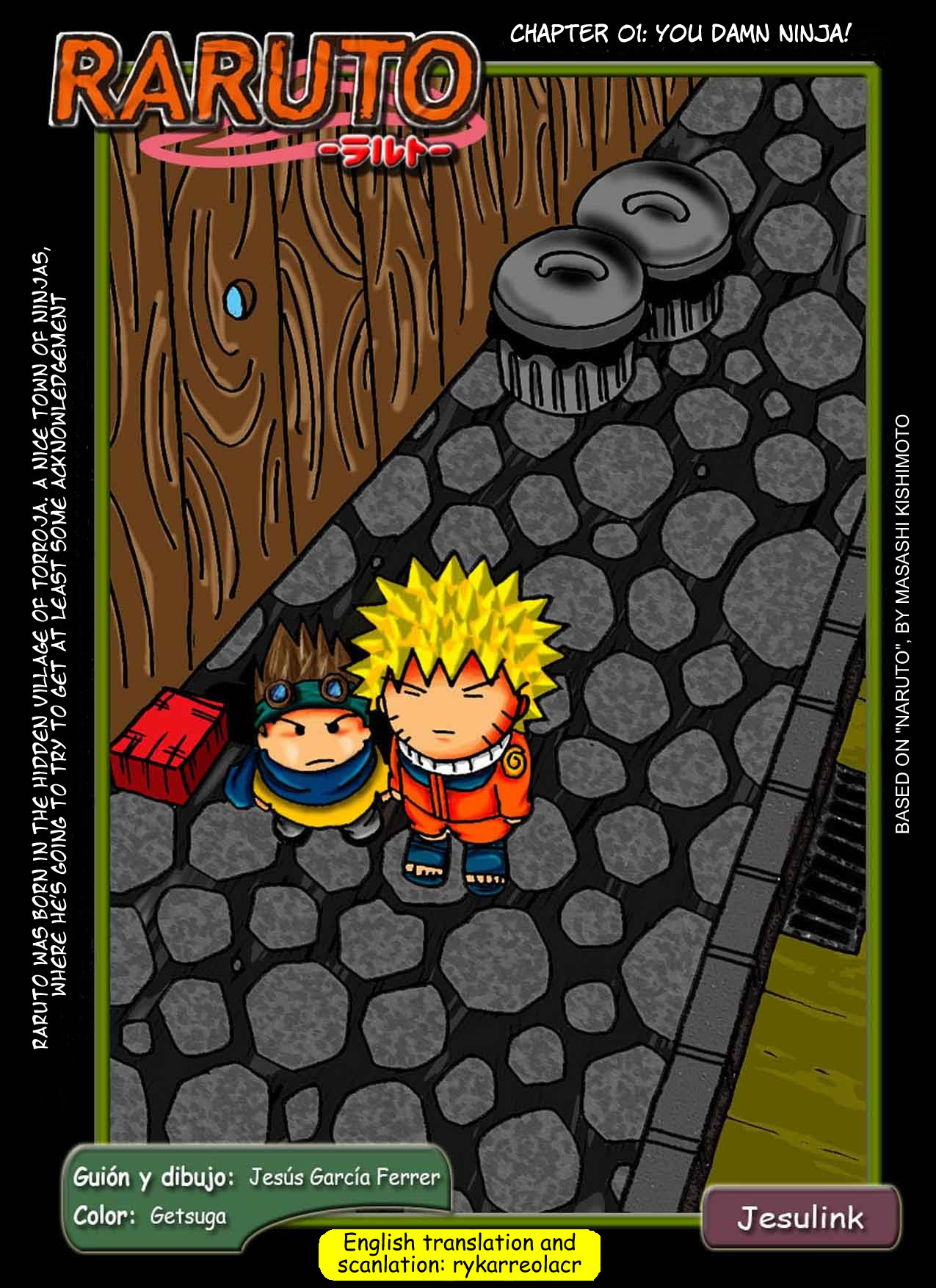 Raruto Chapter 1.2 page 3 - Chapter 1 v2 : You damn ninja!