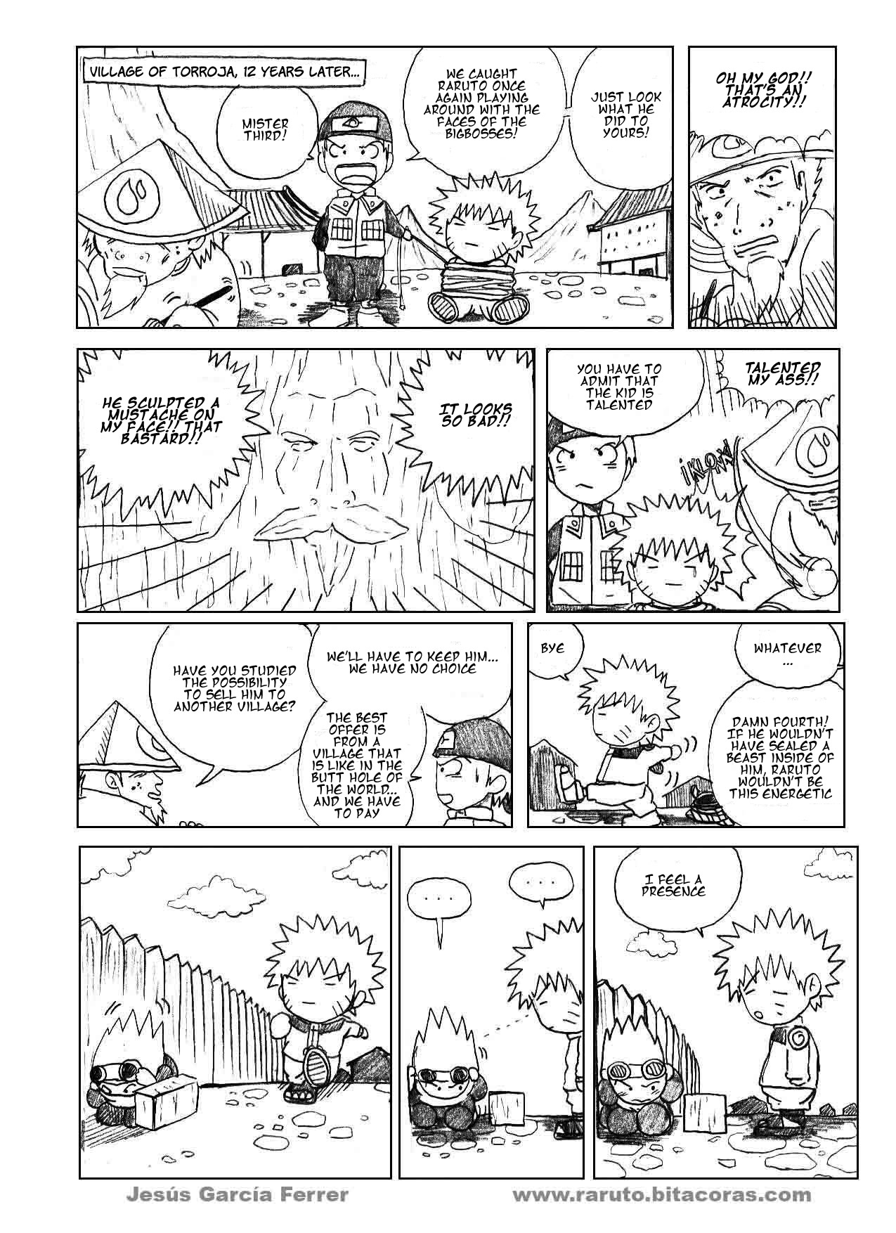 Raruto Chapter 1.2 page 4 - Chapter 1 v2 : You damn ninja!